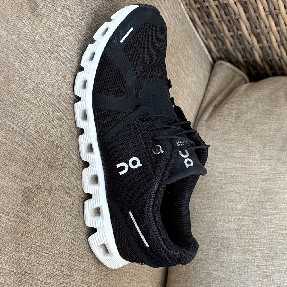 On Running Women’s Black and White Athletic Shoes